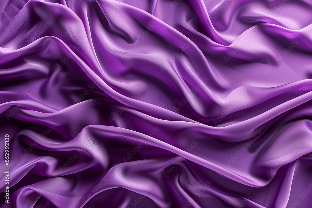 Obraz premium Exquisite purple material with smooth wavy texture