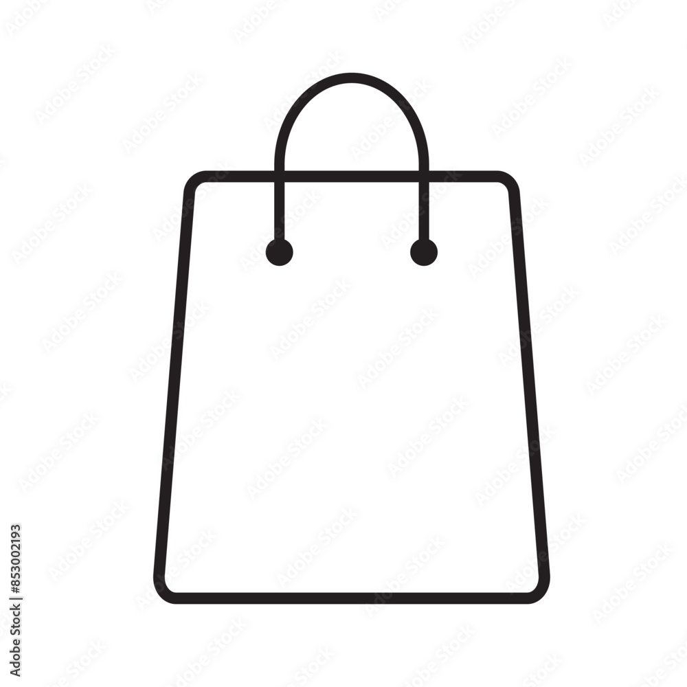 Shopping bag icon set. Outline bag symbol. Shopping illustration. Package icon in line. Shop bag in outline. Stock vector illustration. Shopping bag icon set. Outline bag symbol. Shopping illustration. Package icon in line. Shop bag in outline. Stock vector illustration.