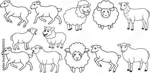 animal line art designs ,vector designs