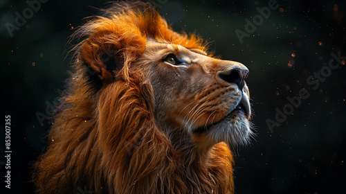 Regal Lion: Majestic Portrait in the Wild © Artistic Visions