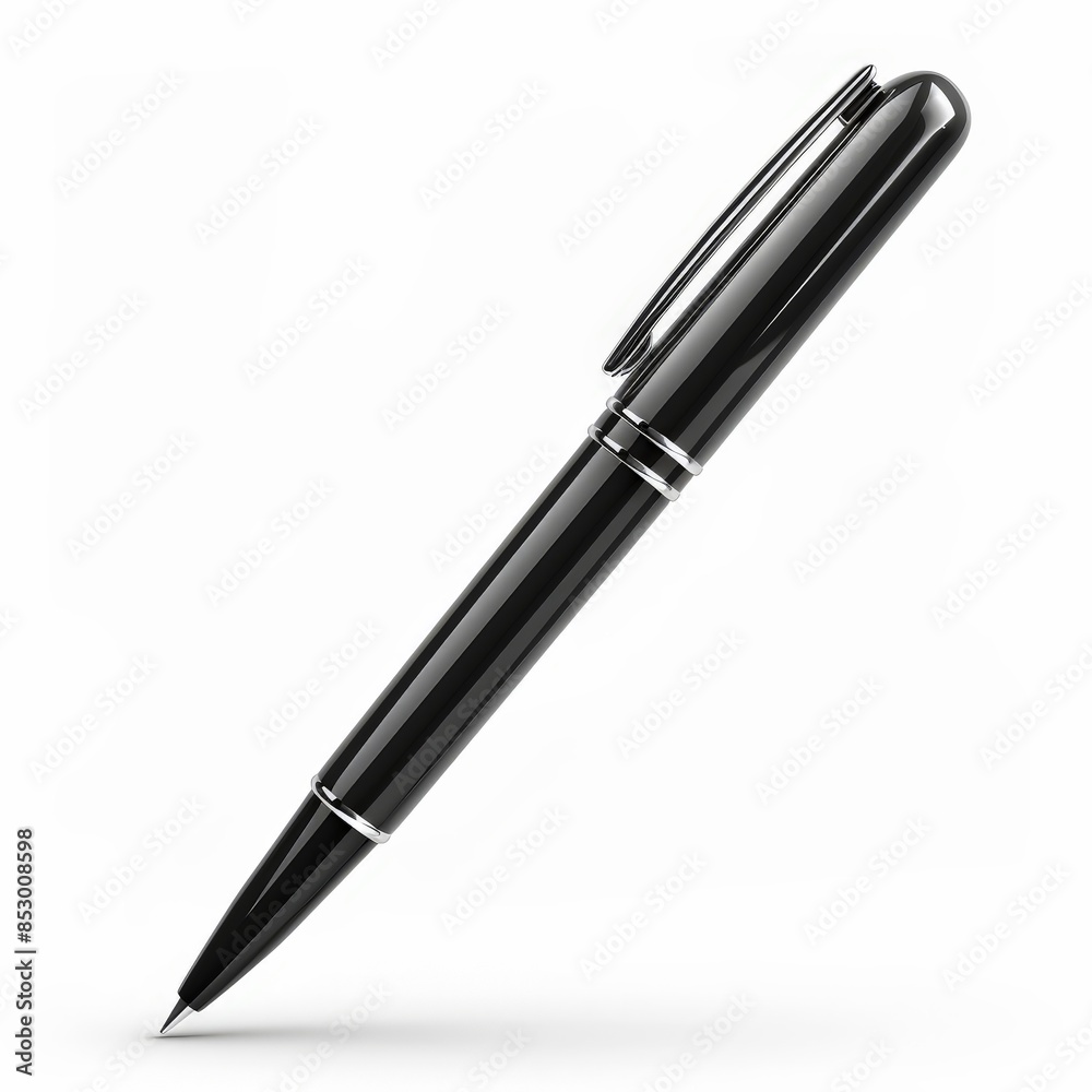 Iconic Pen Rendered in High Resolution Realism on White Background Iconic Pen Rendered in High Resolution Realism on White Background