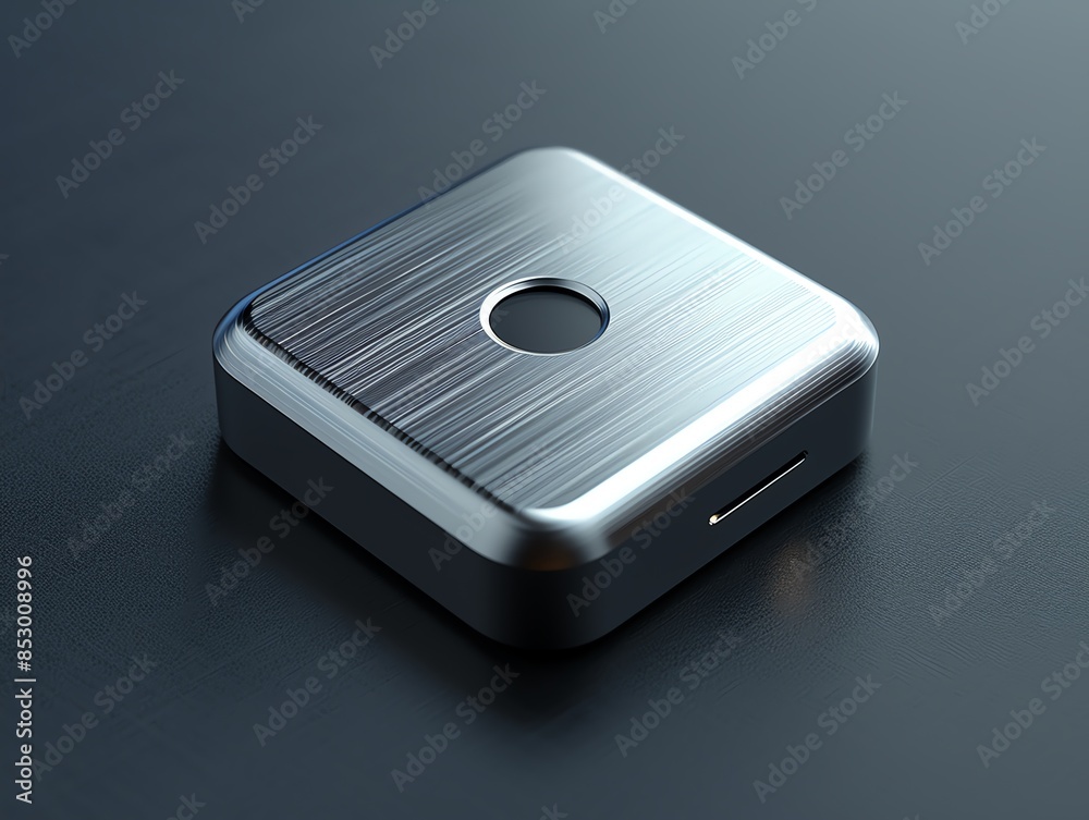 A clean and modern user icon on a solid silver background A clean and modern user icon on a solid silver background