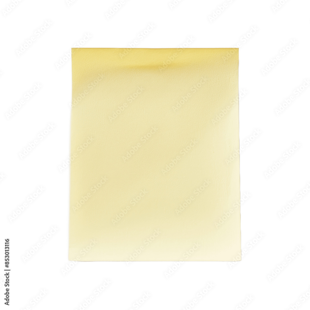Dark yellow vertical sticky note isolated on transparent background PNG Dark yellow vertical sticky note isolated on transparent background PNG