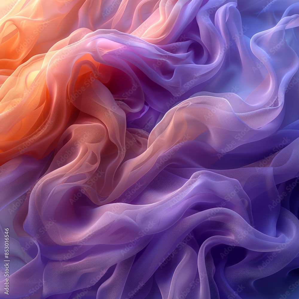 Fototapeta premium Woman in flowing dress painting