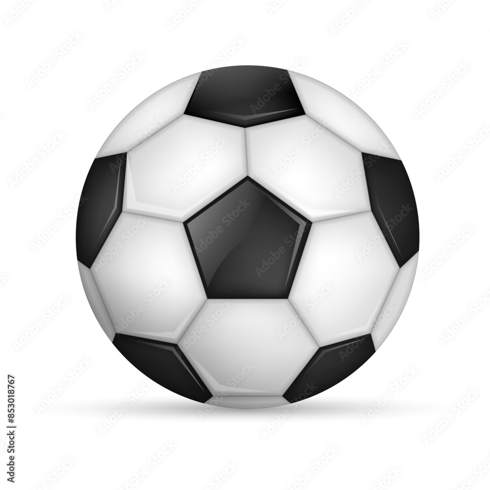 leather soccer ball. Soccer balls or football ball. Vector illustration. leather soccer ball. Soccer balls or football ball. Vector illustration.