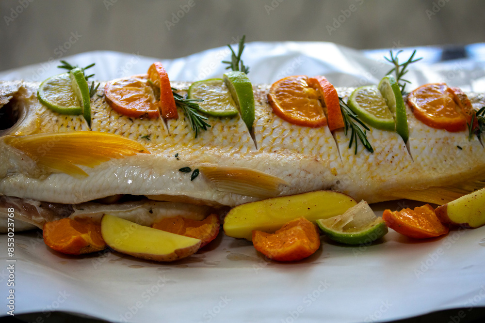 Wonderful Brazilian freshwater fish or Salminus maxillosus known as dourado, the king of the river Wonderful Brazilian freshwater fish or Salminus maxillosus known as dourado, the king of the river