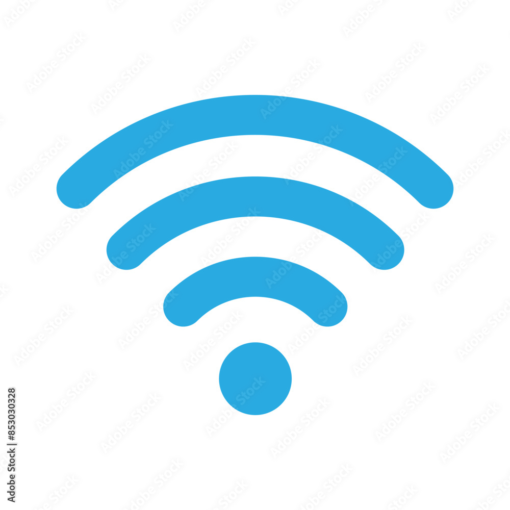 The wireless icon. wifi symbol. on white background The wireless icon. wifi symbol. on white background