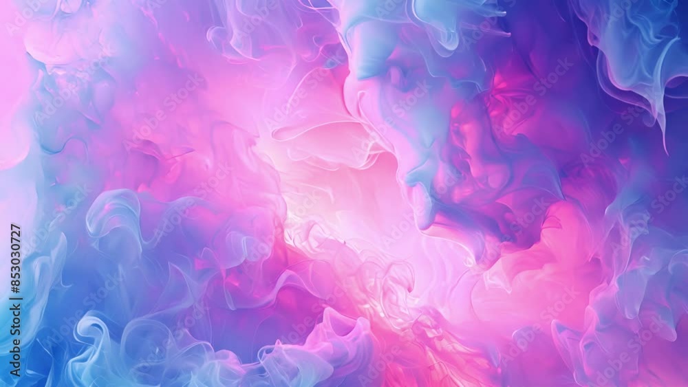 The delicate curves and soft edges of this closeup texture showcase the iridescent clouds giving the impression of wisps of glowing smoke floating through the sky.
