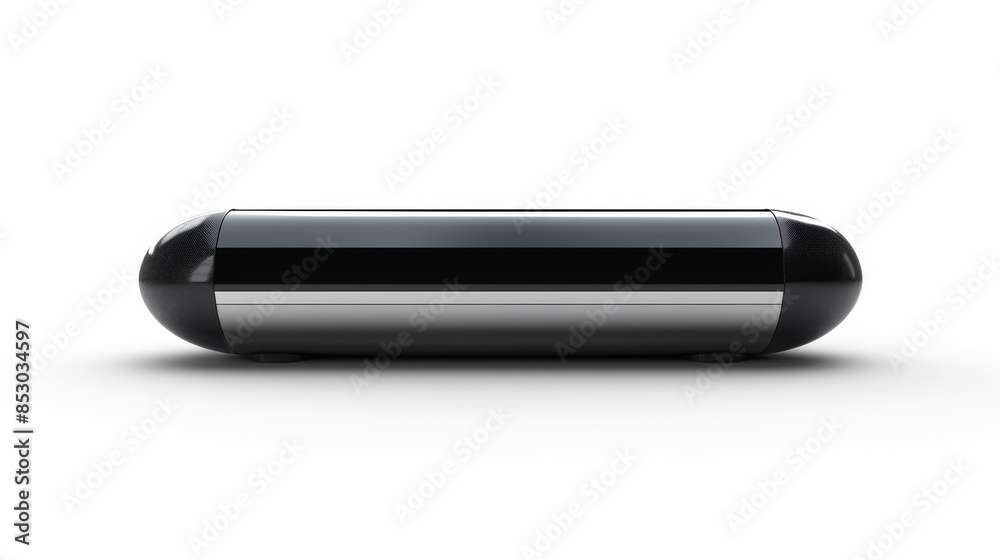 Frontal view, sleek modern heat wrap, minimalist design, digital photorealistic rendering, high definition, metallic silver and black accents, precise textures Frontal view, sleek modern heat wrap, minimalist design, digital photorealistic rendering, high definition, metallic silver and black accents, precise textures