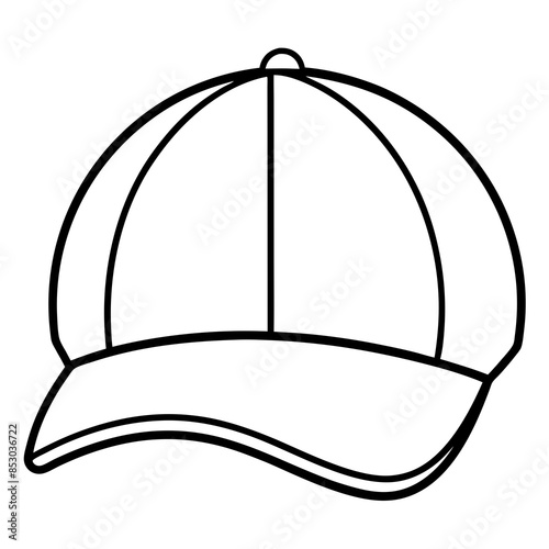  Cap vector illustration and line art