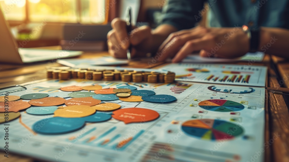 Analyzing Business Data With Charts and Coins Analyzing Business Data With Charts and Coins
