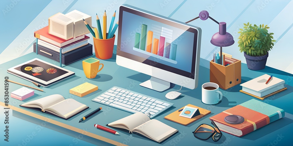 computer monitor and computer computer monitor and computer