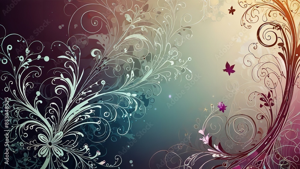 Flowing Floral Patterns for Design Flowing Floral Patterns for Design