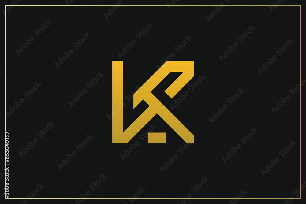 K Letter Trademark Brand Logo K Letter Trademark Brand Logo
