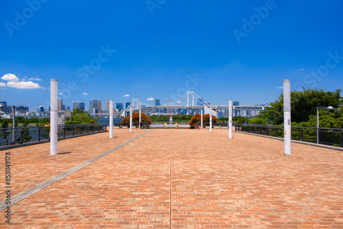 東京都港区 お台場海浜公園、展望デッキ