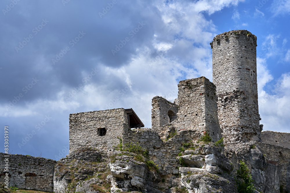 fragment of the ruins of a medieval castle in Ogrodzieniec fragment of the ruins of a medieval castle in Ogrodzieniec