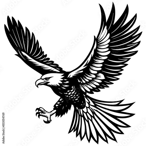 paint-a-majestic-eagle-soaring-through-the-sky