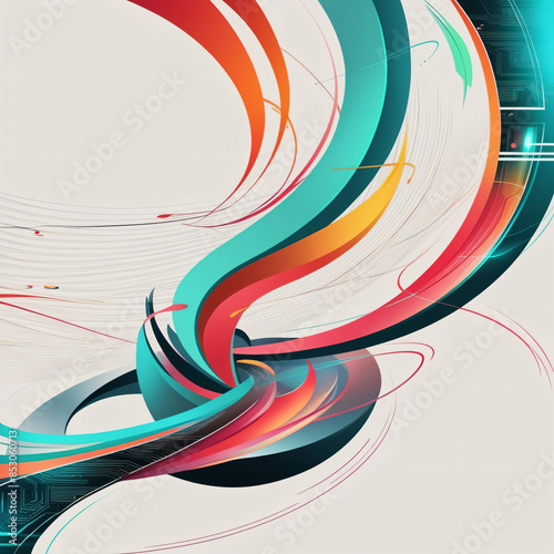 techno abstract background