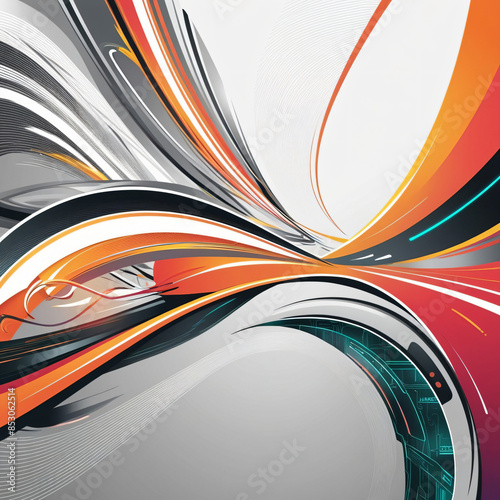 techno abstract background