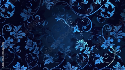 Nightblue colour pattern wallpaper photo