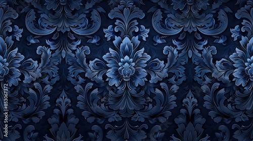 Nightblue colour pattern wallpaper photo