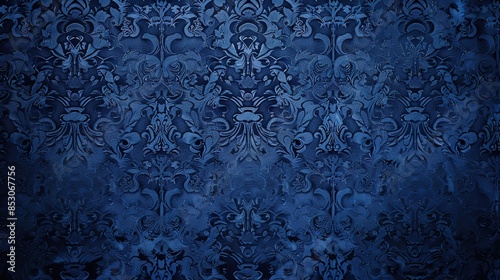Nightblue colour pattern wallpaper