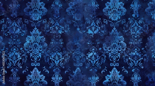 Nightblue colour pattern wallpaper photo