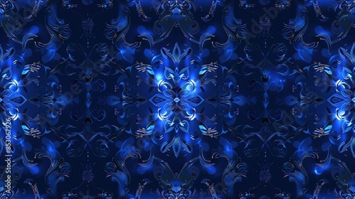 Nightblue colour pattern wallpaper photo