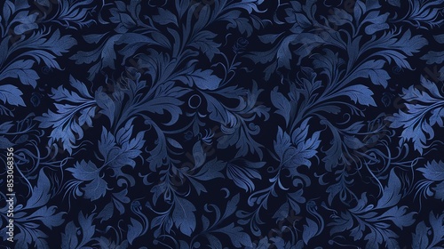 Nightblue pattern wallpaper photo