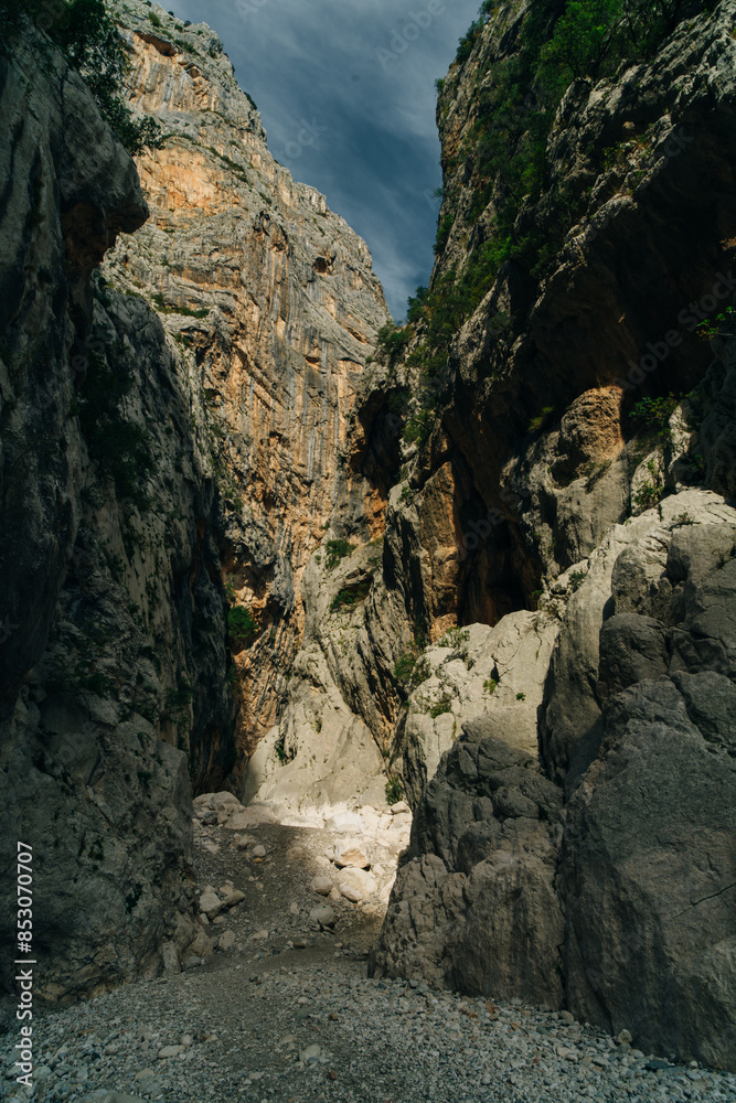 Obraz premium Gola di Gorropu gorge in Sardinia - The Gennargentu National Park, Province of Nuoro