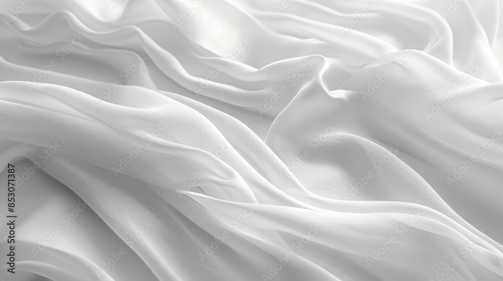 White Fabric Texture Background, With A Wavy Cloth Crease Bedclothes Fragment As Background, High Quality, HD White Fabric Texture Background, With A Wavy Cloth Crease Bedclothes Fragment As Background, High Quality, HD
