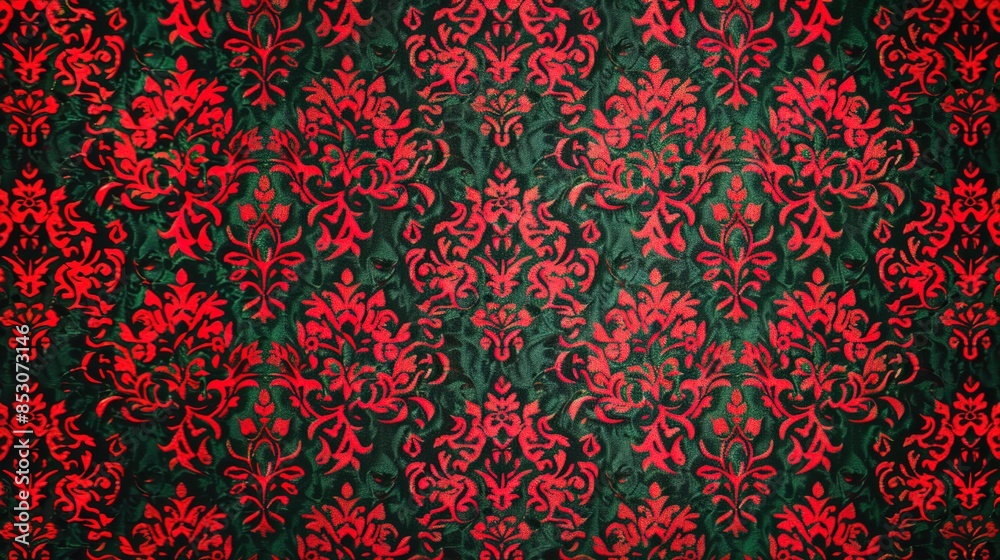 Red and green pattern wallpaper Red and green pattern wallpaper