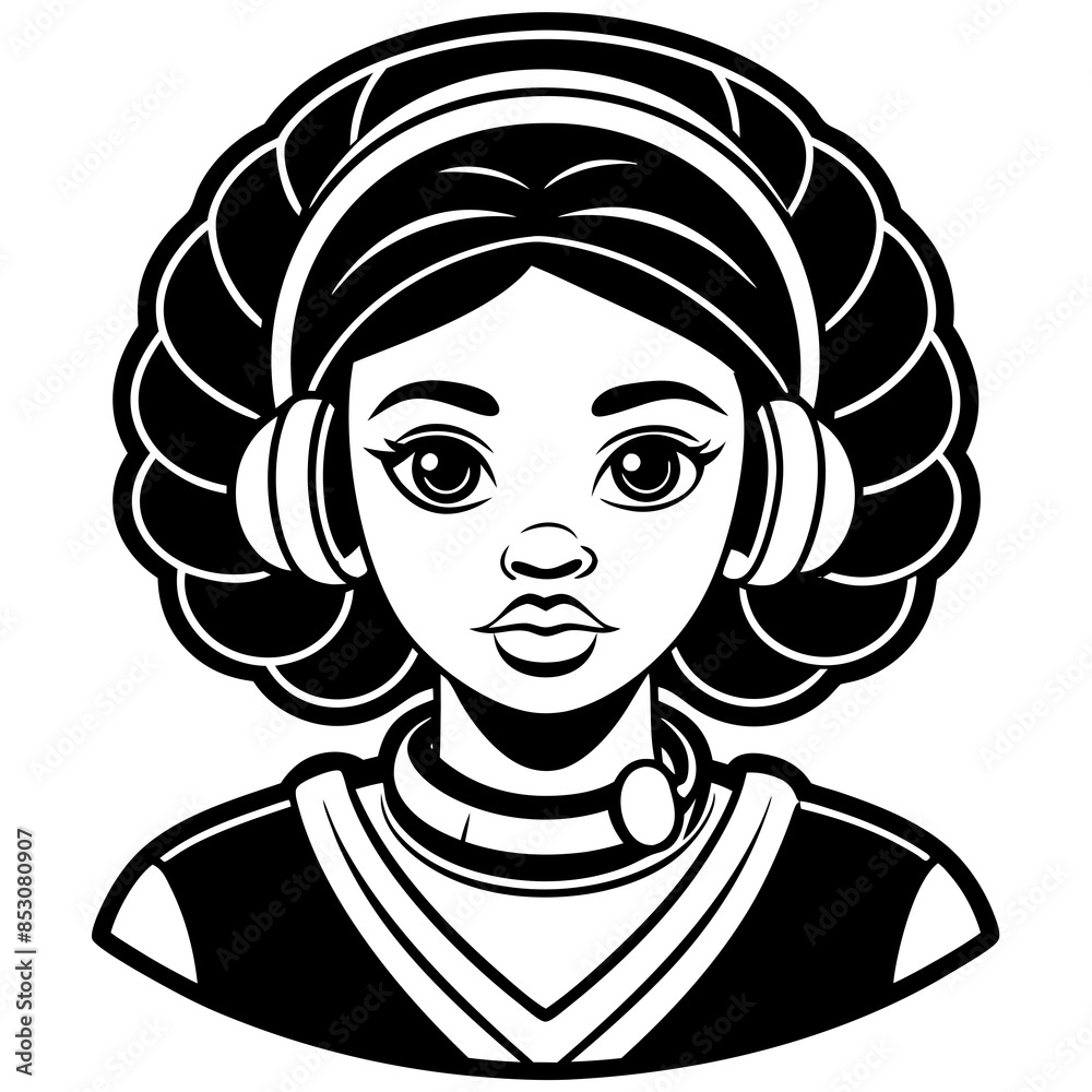tshirt-graphic-of-a-cartoonized-black-girl-head-wi tshirt-graphic-of-a-cartoonized-black-girl-head-wi