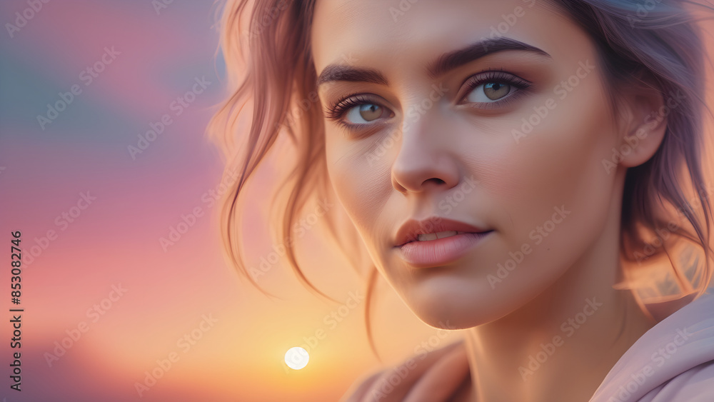 Model women beautiful wallpaper, sun background Model women beautiful wallpaper, sun background