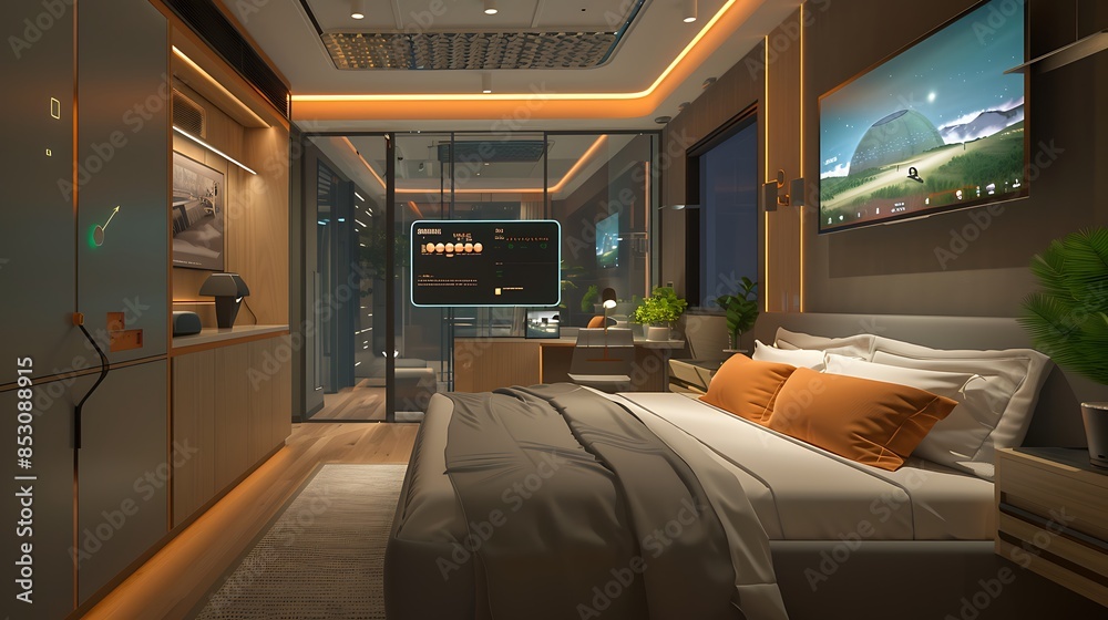 smart guest room that can adapt to any visitor's preferences smart guest room that can adapt to any visitor's preferences