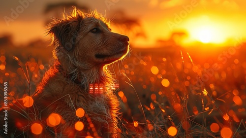 IMAGE_TYPE: PowerPoint background | GENRE: Animals | SCENE: A close-up shot of a group of dogs 