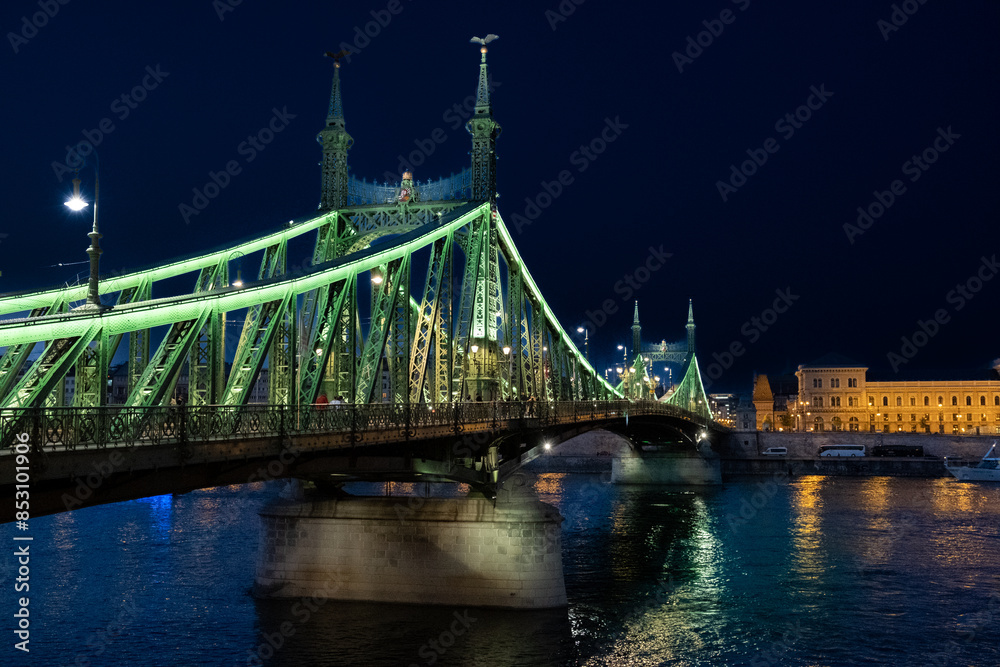 Naklejka premium Liberty Bridge - szabadság híd
