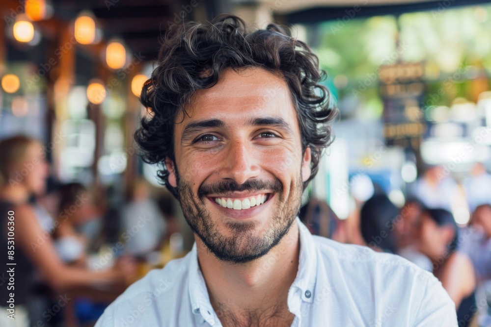 Smiling Man Portrait. Business Guy with a Photogenic and Happy Face Smiling Man Portrait. Business Guy with a Photogenic and Happy Face