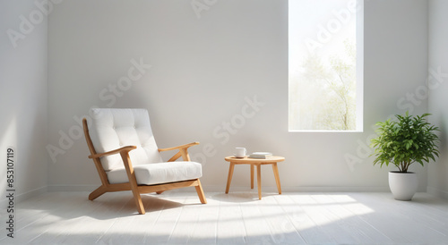 white chair in a room © Snap Stock Gallery