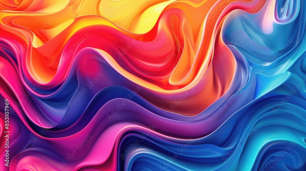 Abstract Colorful Swirls Background. Abstract Colorful Swirls Background.