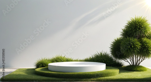 grass and stone