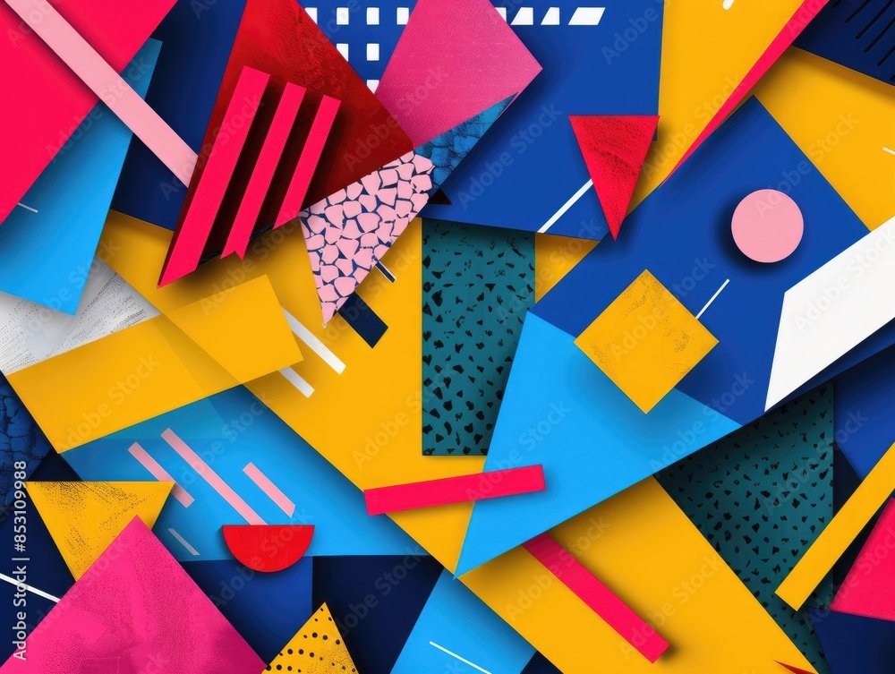 Abstract Geometric Pattern Background Abstract Geometric Pattern Background