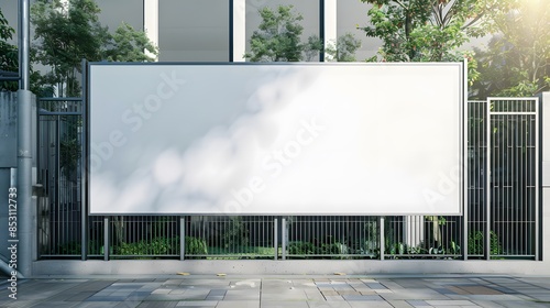 Wallpaper Mural Blank Billboard on Urban Background Torontodigital.ca