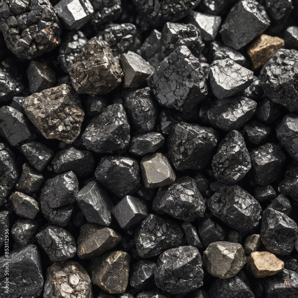 Shimmering Chromite Ore Raw Industrial Mineral Extraction Shimmering Chromite Ore Raw Industrial Mineral Extraction
