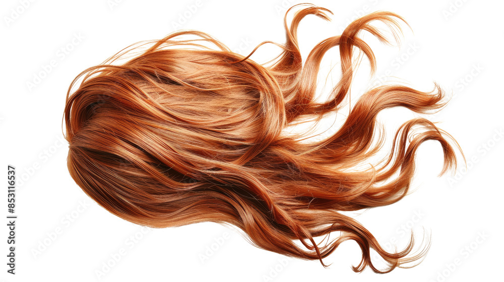 Wig on a transparent background Wig on a transparent background