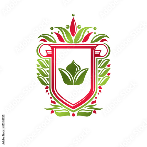 Vintage heraldic emblem cre...