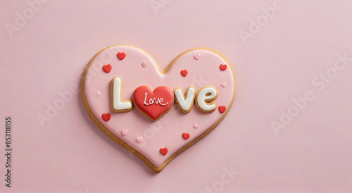 heart shaped cookie