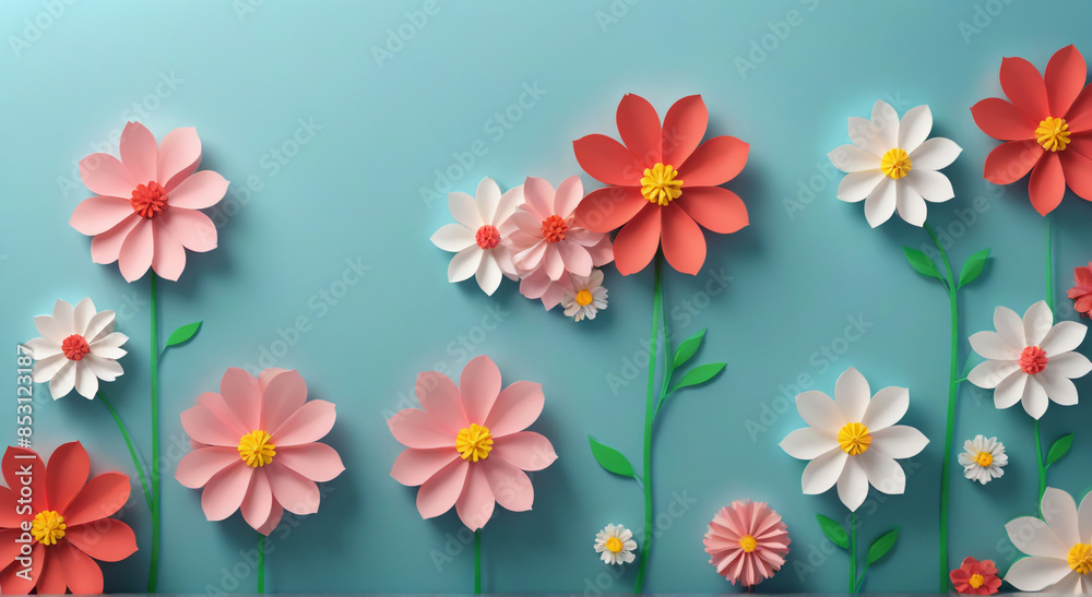 flowers on wooden background flowers on wooden background