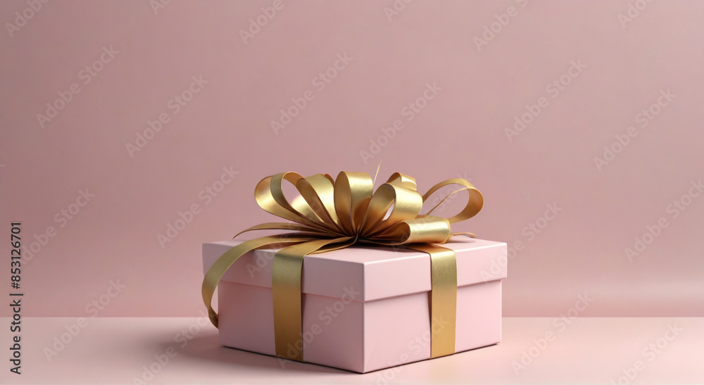 Fototapeta premium gift box with ribbon