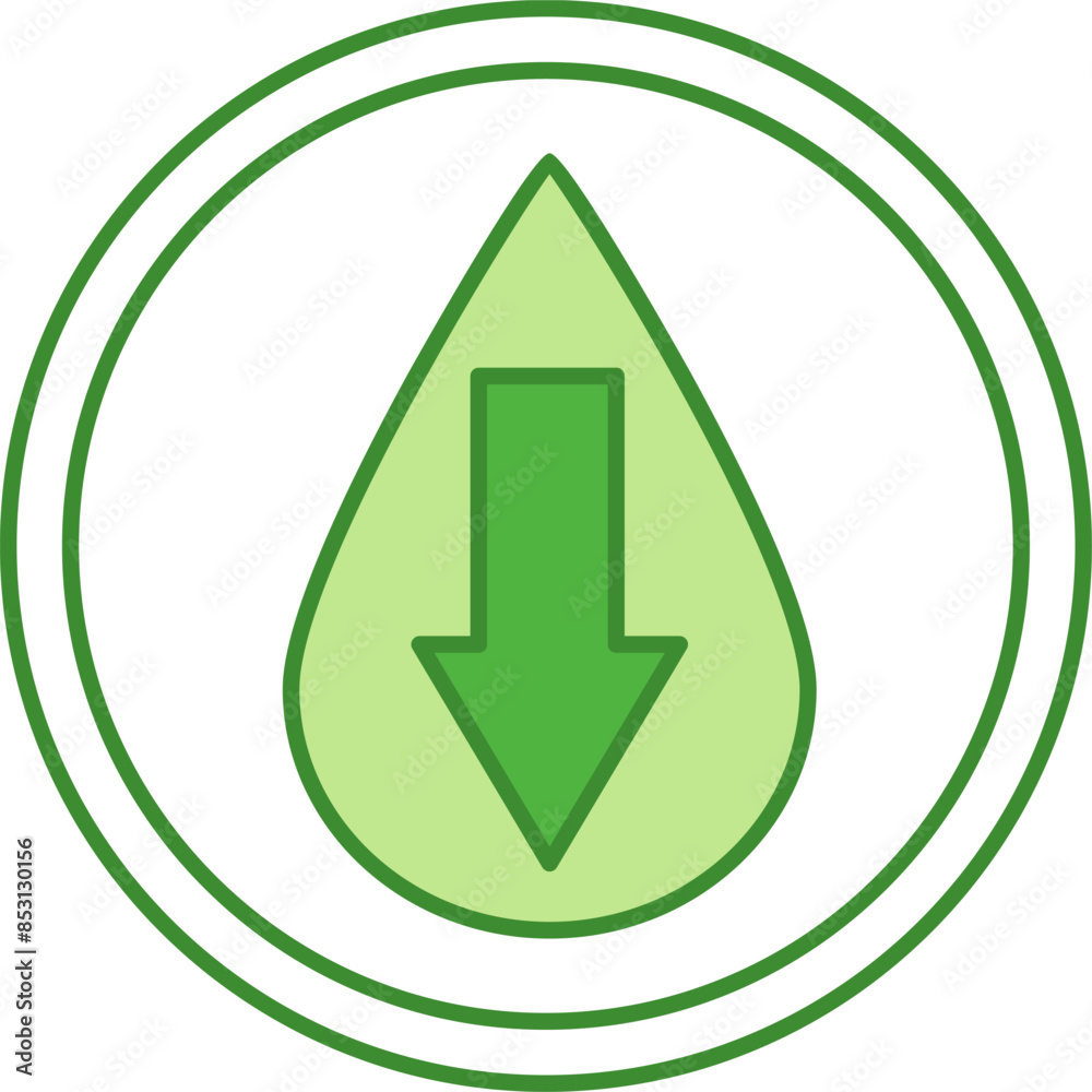 Low Fat Green Icon. Vector Icon. Label for Low Fat Products. Healthy Eating Low Fat Green Icon. Vector Icon. Label for Low Fat Products. Healthy Eating